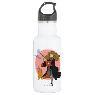 Hermione and Crookshanks Wingardium Leviosa 532 Ml Water Bottle
