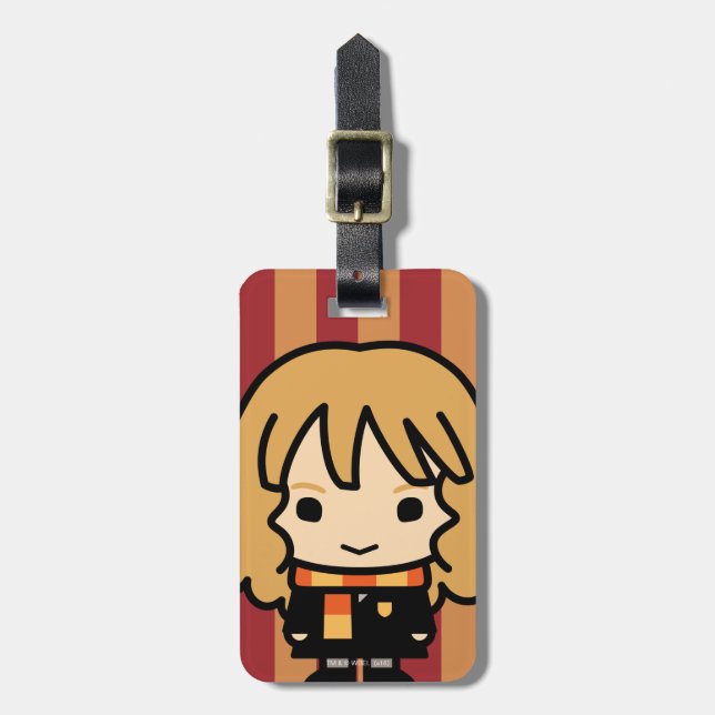 Hermione Granger Cartoon Character Art Luggage Tag (Front Vertical)