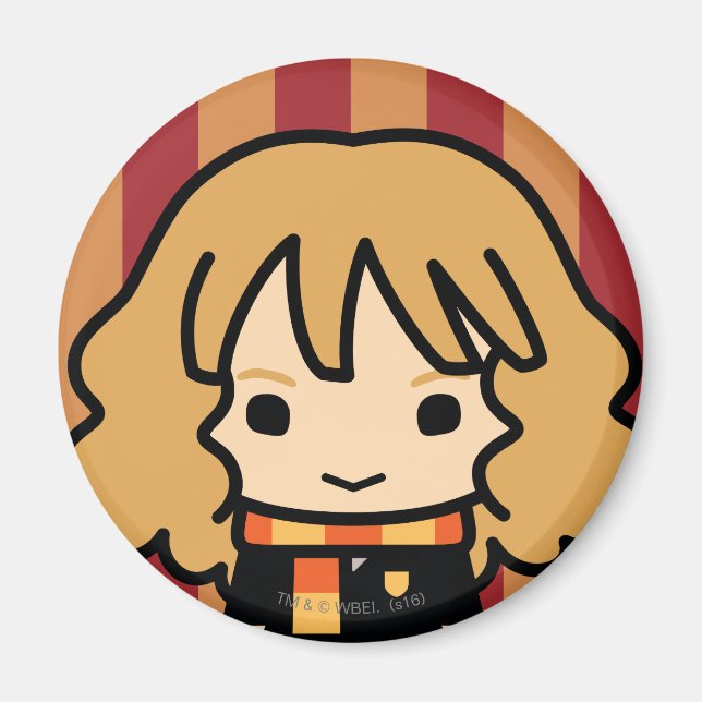 Hermione Granger Cartoon Character Art Magnet (Front)