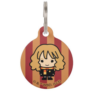 Hermione Granger Cartoon Character Art Pet Tag