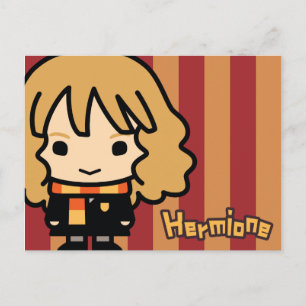 Hermione Granger Cartoon Character Art Postcard