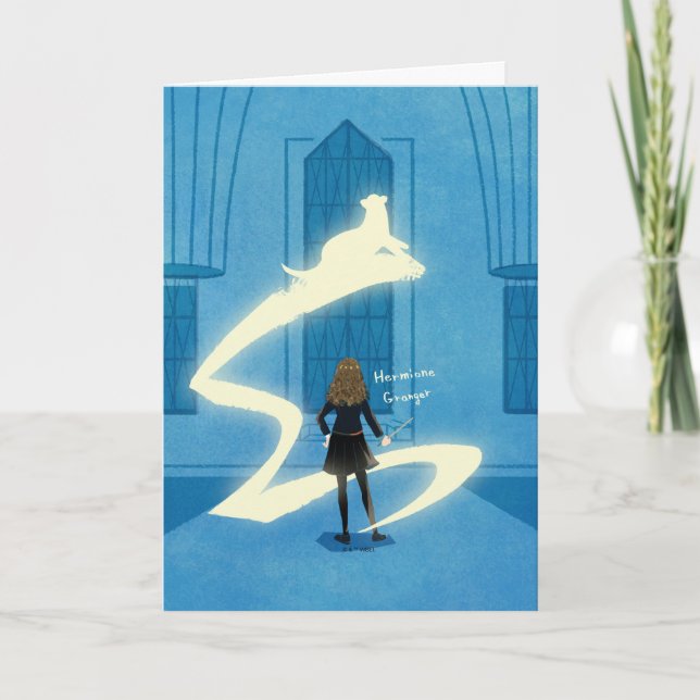 Hermione Granger Patronus Painting Card (Front)