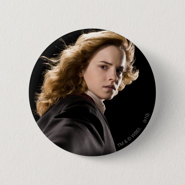 Hermione Granger Ready For Action 6 Cm Round Badge (Front)