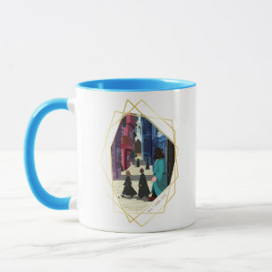 Hermione, HARRY POTTER™, & Hagrid in Diagon Alley Mug