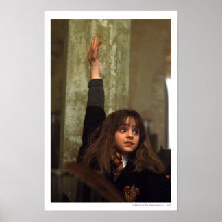 Hermione Raises Her Hand Poster