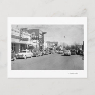 Hermiston, Oregon Main Street View Photograph Postcard