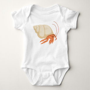 Hermit Crab Baby Bodysuit