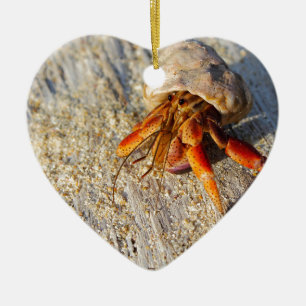 Hermit Crab Ceramic Tree Decoration