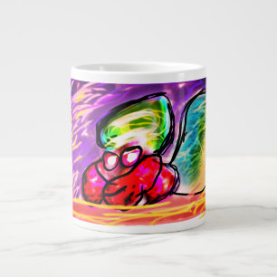 Hermit crab gem large coffee mug