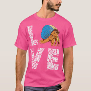 Hermit Crab Leopard Love Hermit Crab Lover Sea Ani T-Shirt