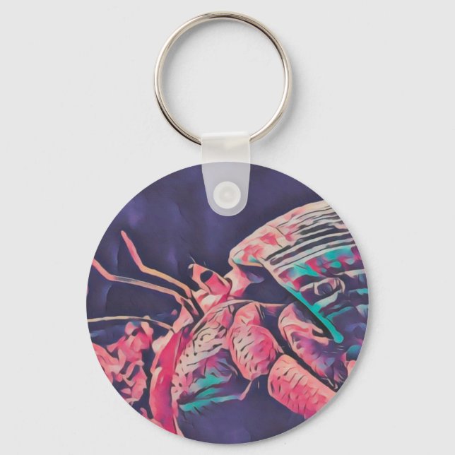 Hermit Crab Necklace Key Ring (Front)