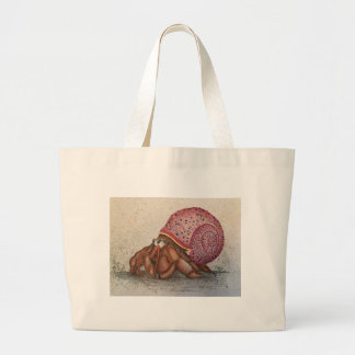 Hermit Crab Party Large Tote Bag