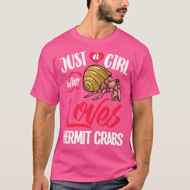 Hermit Crab Pet Shells Habitat T-Shirt (Front)