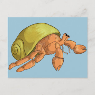 Hermit Crab Postcard