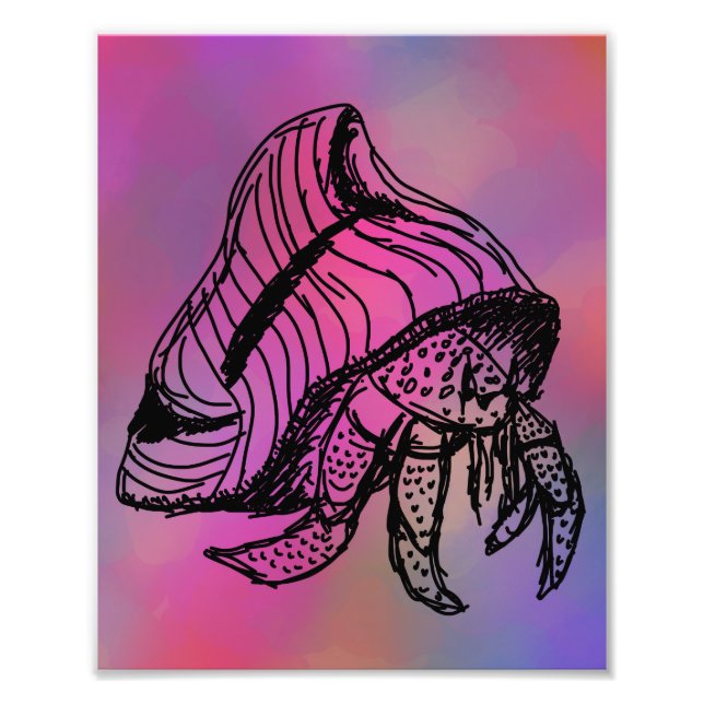 Hermit crab print (Front)