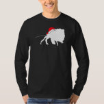 Hermit Crab Santa Hat Christmas T-Shirt<br><div class="desc">Hermit Crab Santa Hat Christmas</div>