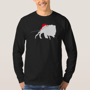 Hermit Crab Santa Hat Christmas T-Shirt
