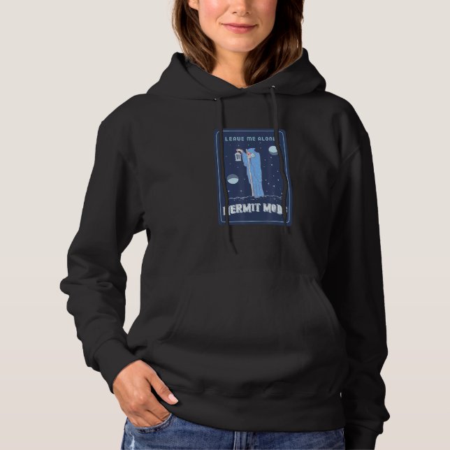Hermit Mode Leave Me Alone Tarot Hoodie (Front)