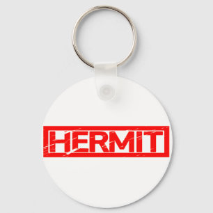 Hermit Stamp Key Ring