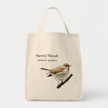 Hermit Thrush Grocery Tote