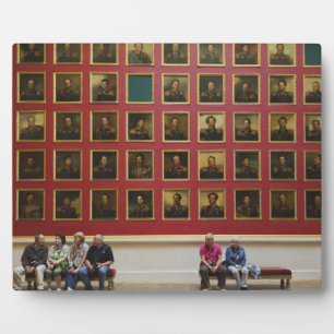 Hermitage Museum, Room 197, The 1812 War Gallery Plaque