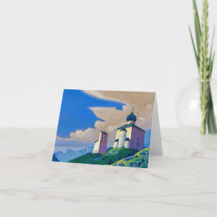 Hermitage of Saint Sergius by Nicholas Roerich Thank You Card
