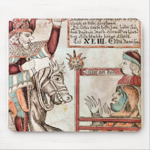 Hermod astride Sleipnir Mouse Mat