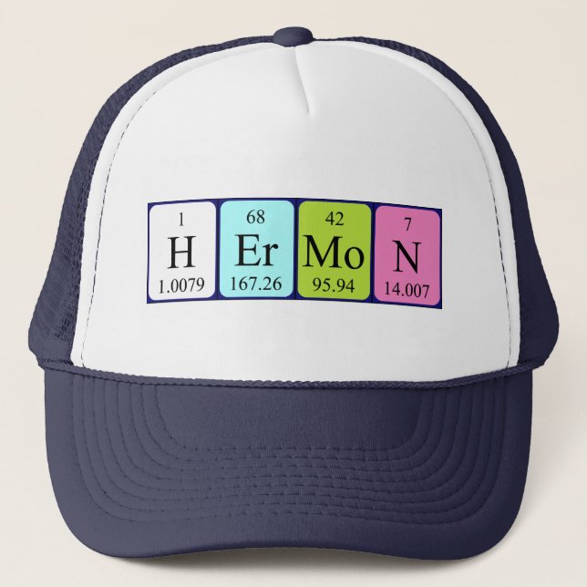 Hermon periodic table name hat (Front)