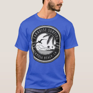 Hermosa Beach CA Surfing Design T-Shirt