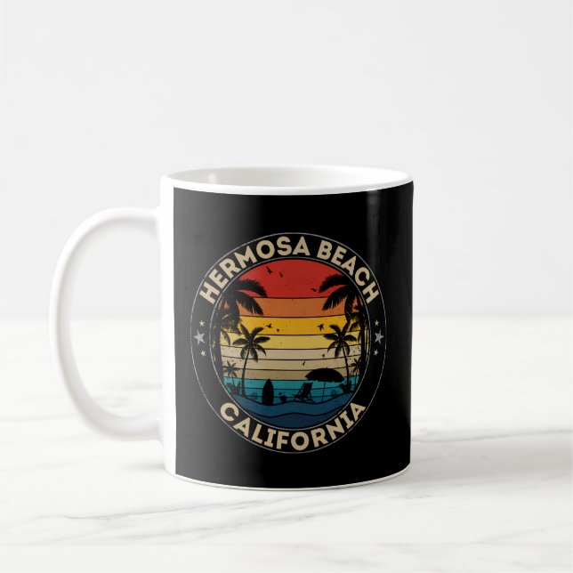 Hermosa Beach - California Reminder Coffee Mug (Left)