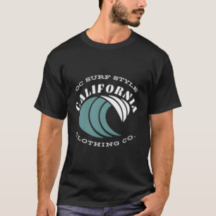 Hermosa Beach California Sunset Circle T-Shirt