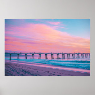 HERMOSA BEACH, CALIFORNIA, USA POSTER