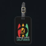 Hermosa Beach California Vintage Retro Surfing Luggage Tag<br><div class="desc">Vintage retro surfboard design for surfers who love surfing and riding the ocean waves. Cool summer holiday, spring break merchandise for those who enjoy hot sun, tropical weather, sunbathing under the palm tree. Grunge and distressed design to wear while enjoying the beach party and singing around the bonfire. Great souvenir,...</div>