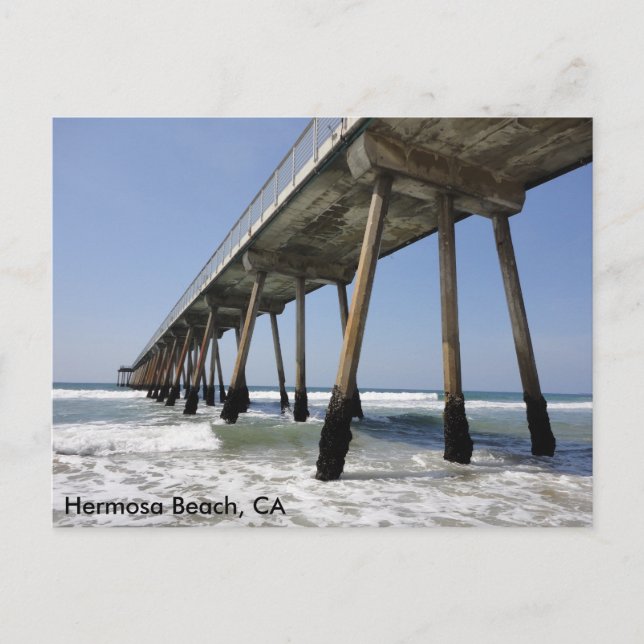 Hermosa Beach Pier Postcard (Front)