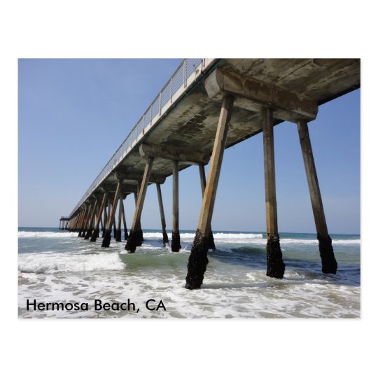 Hermosa Beach Pier Postcard