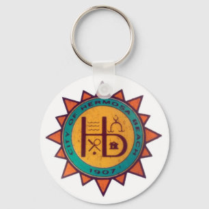 Hermosa Beach Seal Key Ring