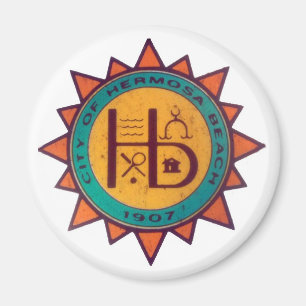 Hermosa Beach Seal Magnet