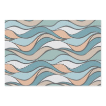 Hermosa Waves Gift Wrap Paper