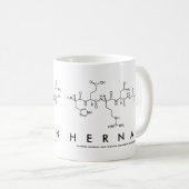Hernan peptide name mug (Front Right)