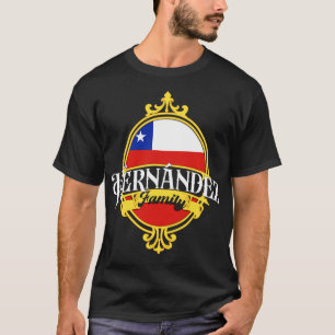 Hernandez Family Chile Flag T-Shirt