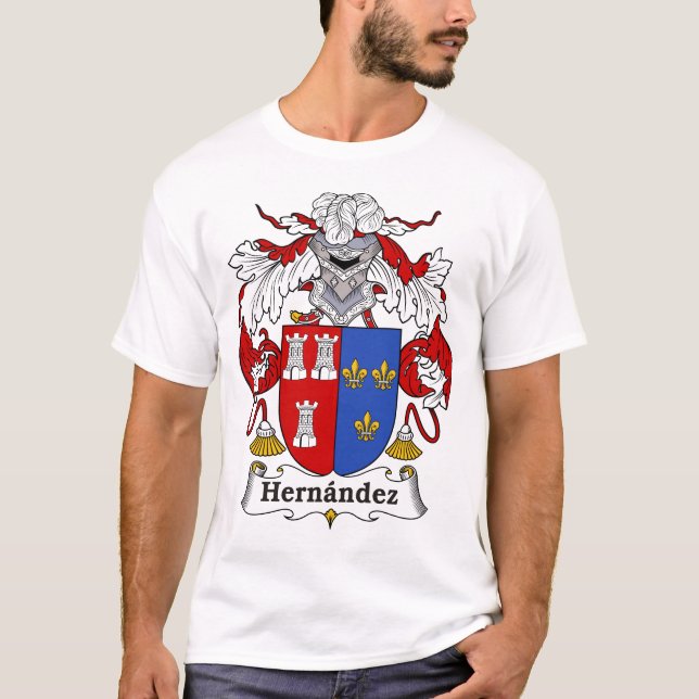 Hernandez Family Coat of Arms T-shirt (Front)