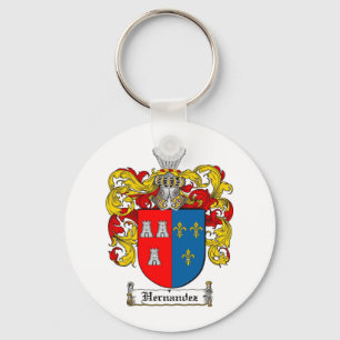 HERNANDEZ FAMILY CREST - HERNANDEZ COAT OF ARMS KEY RING
