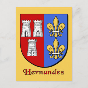 Hernandez Family Shield Postcard