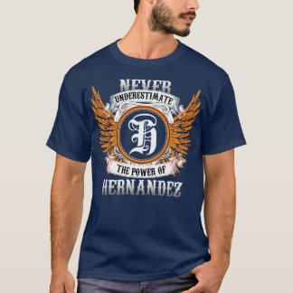 Hernandez Name Shirt Never Underestimate The Power