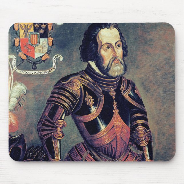 Hernando Cortes Mouse Mat (Front)