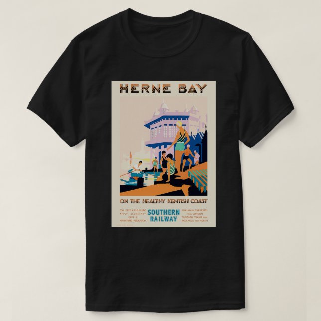 Herne Bay 1920s T-Shirt (Design Front)