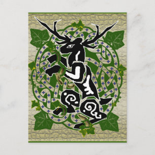 herne stag postcard