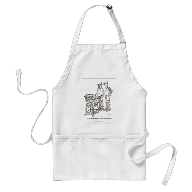 Hernia Cartoon Apron (Front)