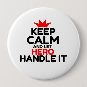 HERO 10 CM ROUND BADGE