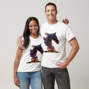 HERO 2026 Cosmic Geometric Horse Graphic Tee